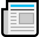 Newspaper Emoji, Microsoft style