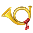 Postal Horn Emoji, Samsung style