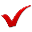Heavy Check Mark Emoji, Samsung style