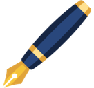 Fountain Pen Emoji, Facebook style
