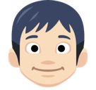 Person Emoji with Light Skin Tone, Facebook style
