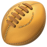 Rugby Football Emoji, Apple style