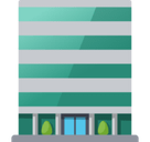 Office Building Emoji, Facebook style