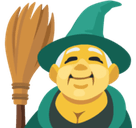 Woman Mage Emoji, Facebook style