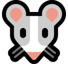 Mouse Face Emoji, Microsoft style