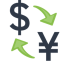 Currency Exchange Emoji, Facebook style