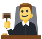 Man Judge Emoji, Facebook style