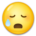 Sad But Relieved Face Emoji, LG style