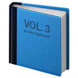Blue Book Emoji, Apple style